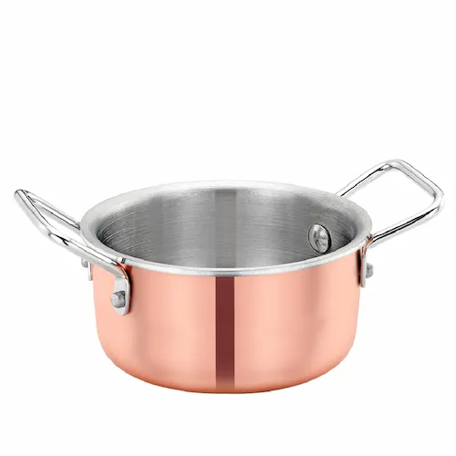 Triply Frypan Long Handle Copper - AV Horeca Solutions